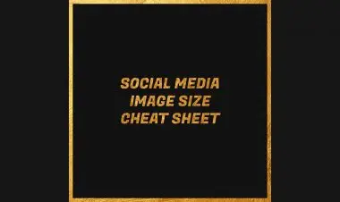 Social Media Image Size Sheet Sheet